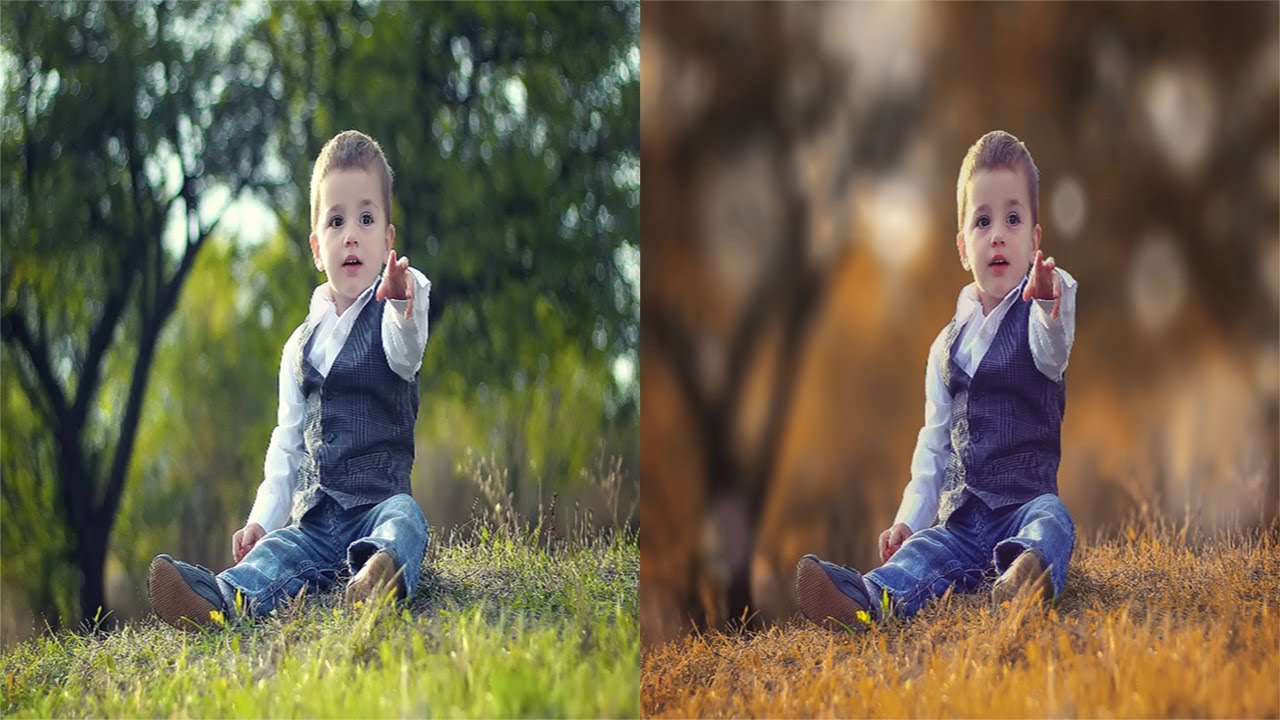 faire un effet bokeh ( flou d 'arrière plan)  avec adobe photoshop : tutoriel photoshop