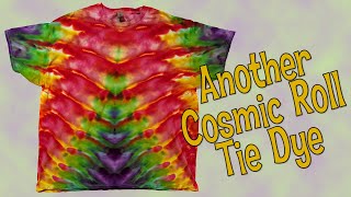 Tie Dye:  Another Diagonal Cosmic Roll [Ice Dye]