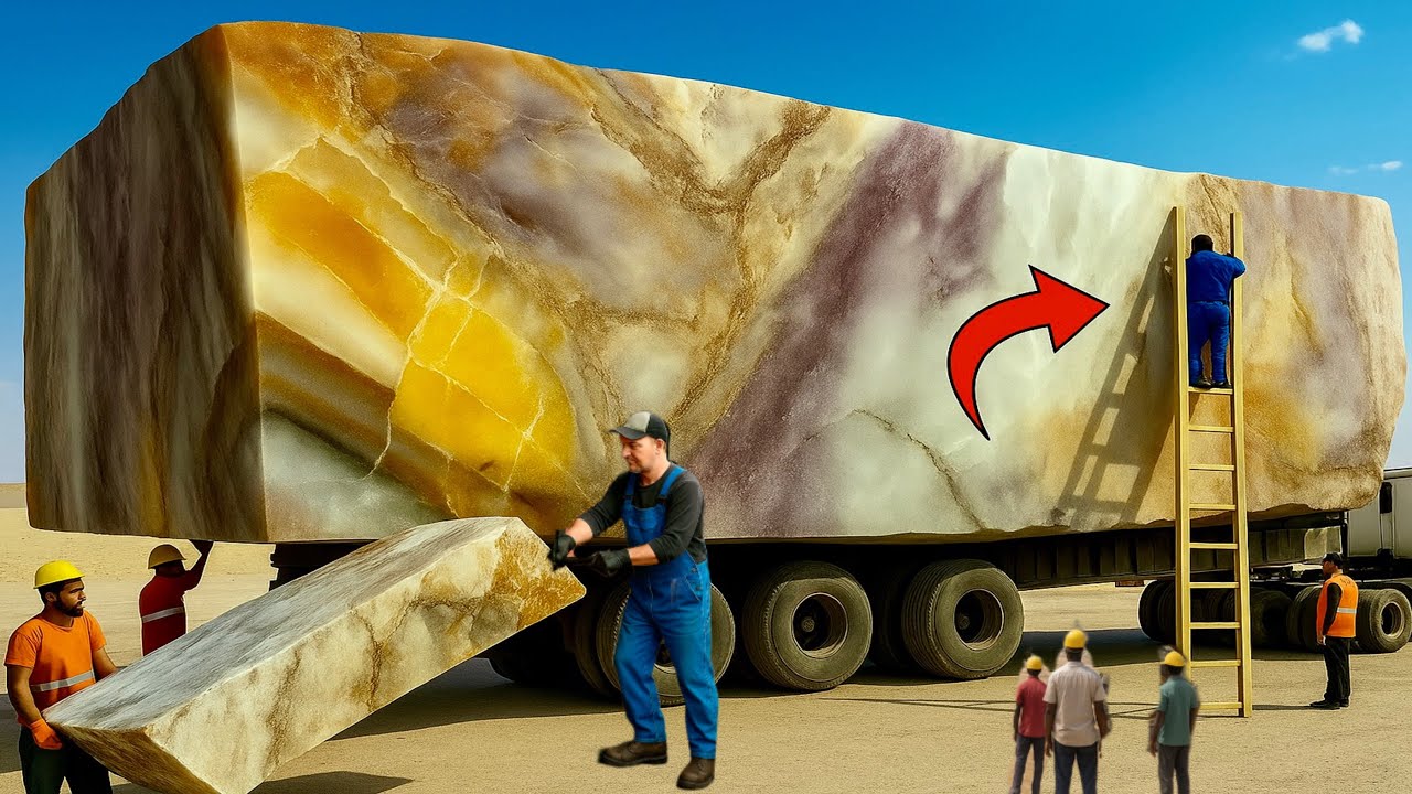 TRANSFORMING STONE: THE STUNNING MARBLE PROCESS REVEALED