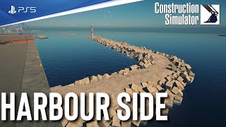 Working By The Water (Harbour Side Job) - Construction Simulator 2022 PS5 Gameplay
