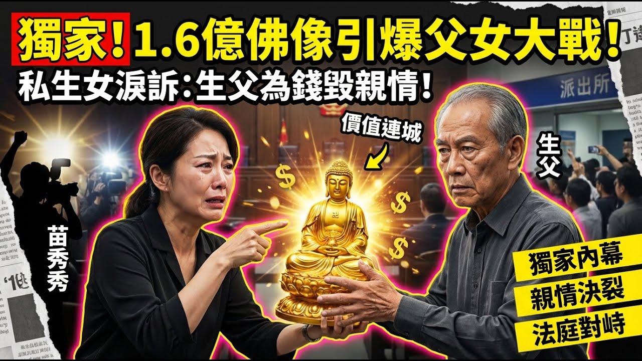 1.6亿佛像引发父女大战！私生女哭诉:父亲为钱毁亲情！