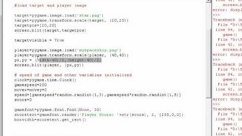 Python - Pygame Lesson - Star Catcher - Part 8: Score and text