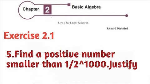 Class 11 Chapter 2 Basic Algebra Exercise 2.1 5 th sum