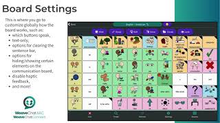 Board Settings - Weave Chat AAC How-to