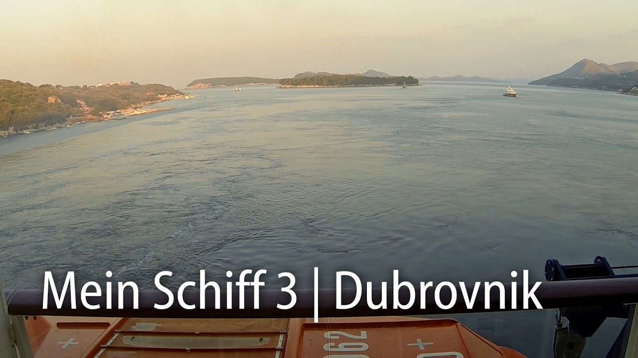 Mein Schiff 3 Ankunft Dubrovnik Zeitraffer Gopro Timelapse 12082015
