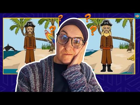 A1: урок аудирования — Spot The Difference: Ocean & Pirates | EnglishSponge