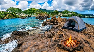 I shouldn't be camping here #Vlogs #St.Vincent