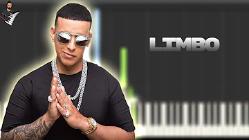 Daddy Yankee - Limbo | Instrumental Piano Tutorial / Partitura / Karaoke / MIDI