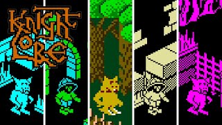 Knight Lore - Versions Comparison - Meet the FATHER of ISOMETRIC games!!!