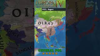 EU4 but Madrid has 1000 development - Asia timelapse #shorts