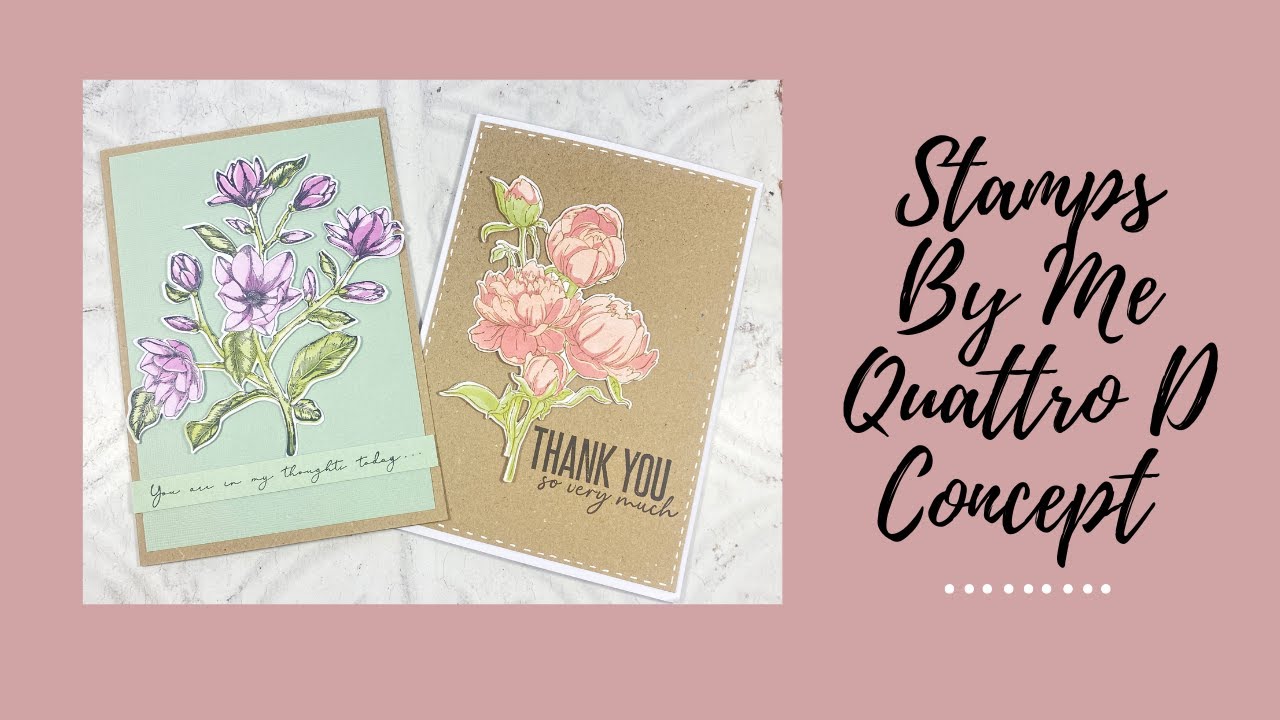 Intro to the new Stamps By Me Quattro D Peonies & Magnolia stencil