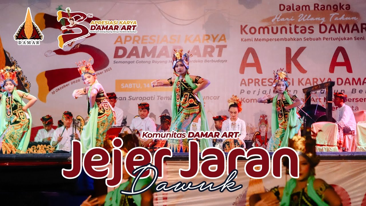 TARI GANDRUNG JEJER JARAN DAWUK - HARLAH DAMAR ART KE 3