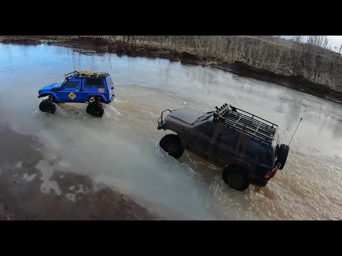 Видео: 2 тачки, грязь и 500р... Легкие деньги №51 на трофи! Синий и черный! Offroad 4x4