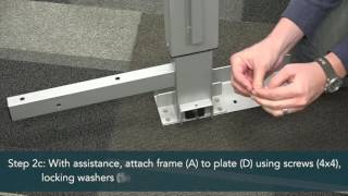 Luxor Assembly Guide: 48" and 60" Two-Tier Crank Adjustable Standing Desk