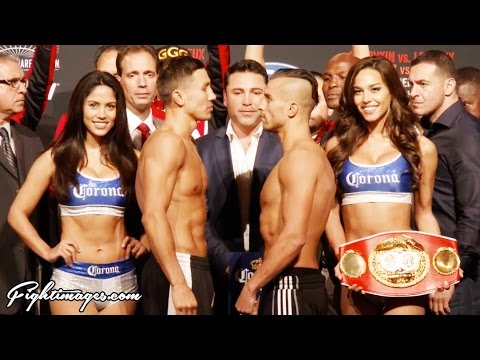 Gennady Golovkin VS. David Lemieux WEIGH-IN & FACE OFF ((COMPLETE & UNCUT!!))
