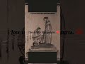 A sketch filled with respect, love, and silent emotions.#shorts #ytshorts #art