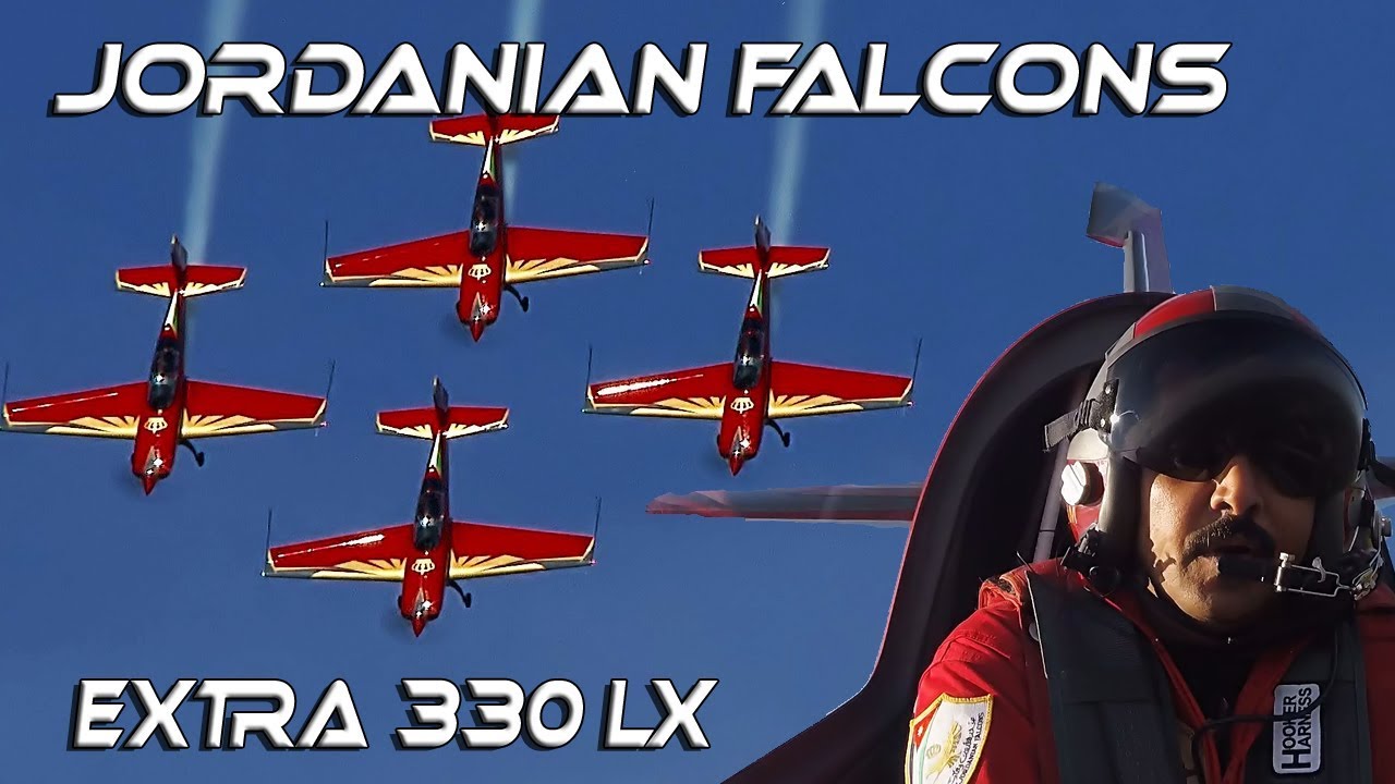 4K UHD The Jordanian Falcons Amazing Full Display with action cams. One of the best Extra 300 teams