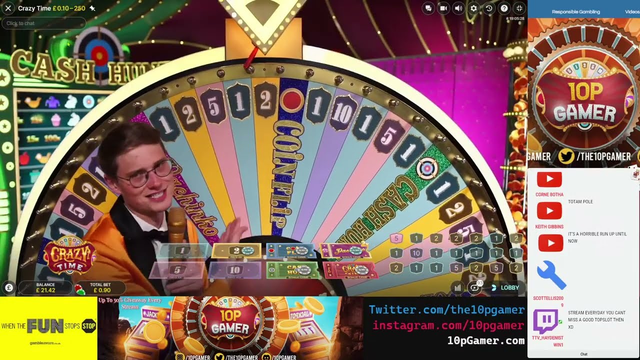 Low Stakes Live Casino Live Stream Crazy Time / Funky Time / Chilled Session / Giveaway
