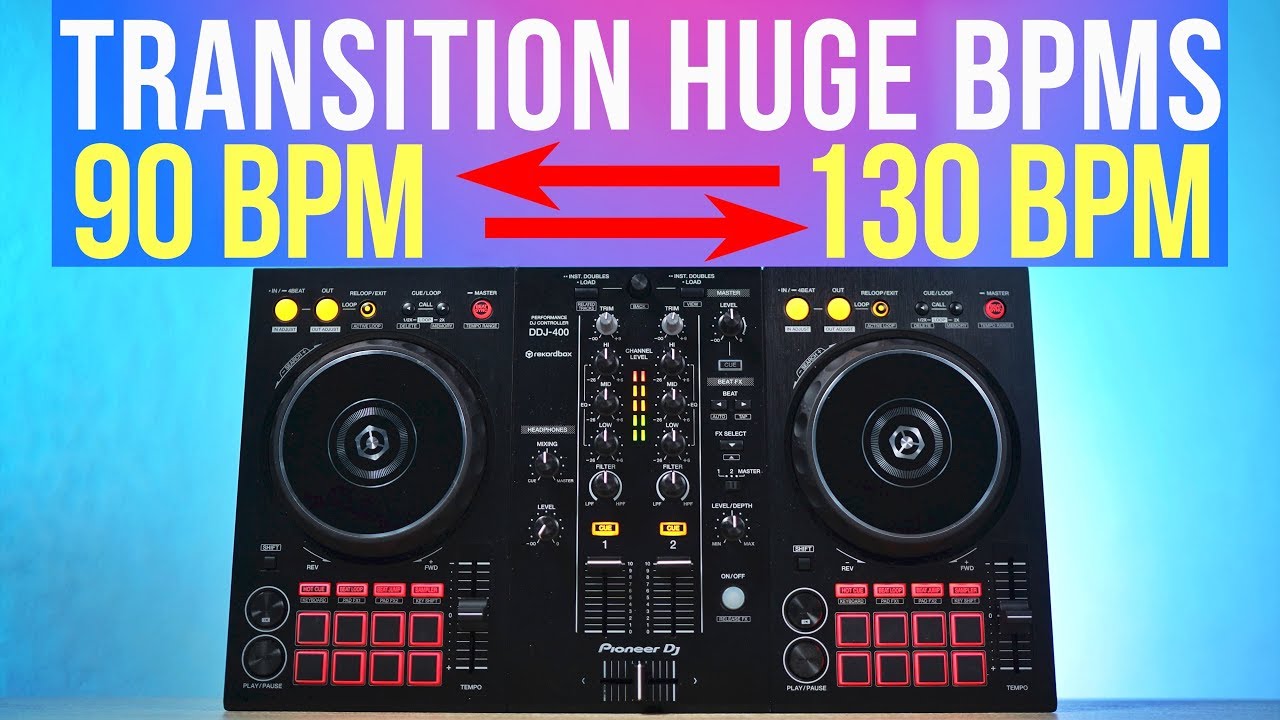How to use SYNC to transition HUGE BPM Differences - YouTube