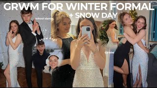 GRWM FOR MY WINTER FORMAL *senior year* | Vlogmas 2023