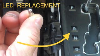 Replace the gear shift bulb to LED on Jeep wrangler (#253)