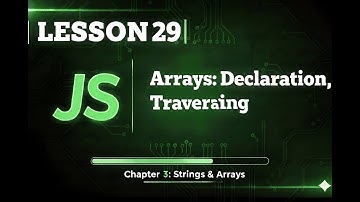 029 Arrays in JavaScript - Declaration and Traversing Arrays | JavaScript Course #29