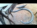 تعلم كيفية صنع علاقة الذبيحة حديدي / How to make an iron butcher carcass hook @فن اللحام welding