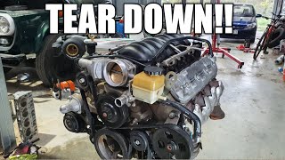 500hp LS 6.0L Engine Build Part 2 | Tear Down Begins for our Holden Commodore VE SS Track Ute