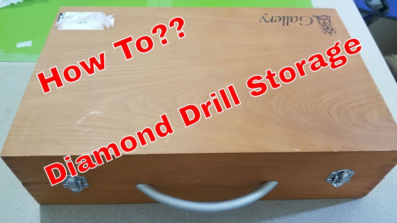 Diamond Painting Tips - Storing Diamond Drills 