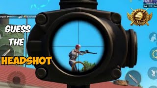 Guess The Headshot ☠️ Full challeng pubg mobile screenshot 5