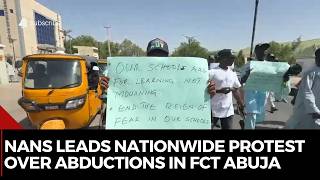NANS leads Nationwide Protest Over Oyo School Abductions in FCT Abuja
