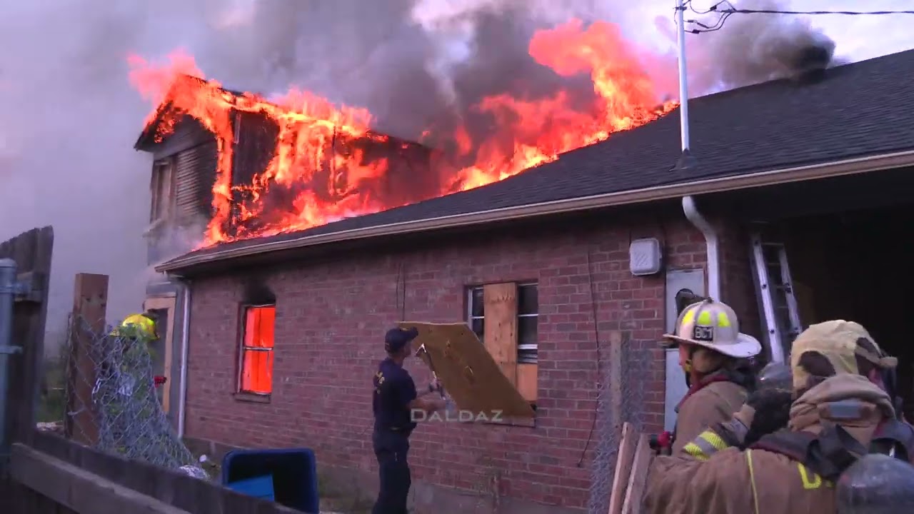 Dallas Firefighters Battle House Fire on July 4th Holiday 7.4.23