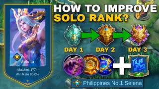 How To Play Selena In Mythic Rank? Tutorial Selena Gameplay Selena Item Build - Mlbb