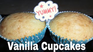 Perfect Vanilla Cupcake / How to make Moist Vanilla Cupcakes With Buttermilk Recipe By Sidra Sohaib