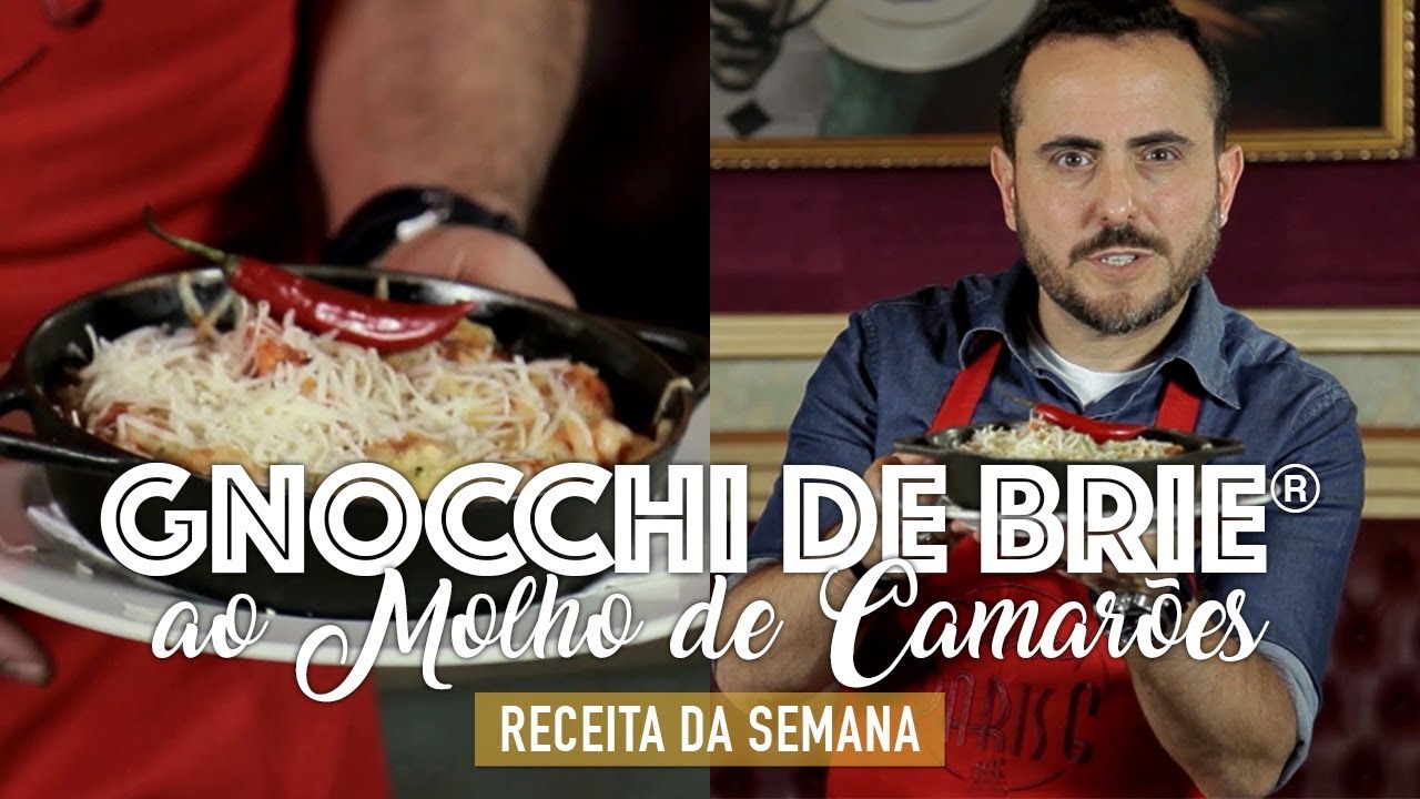 GNOCCHI DE BRIE P6® AO MOLHO DE CAMARÕES À 