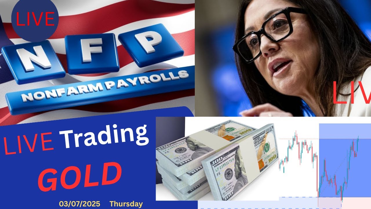 LIVE NFP XAUUSD Trading 05/09/2025 Signals strategy #xauusd - YouTube
