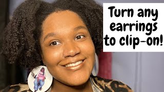 How To Convert Earrings To Clip On