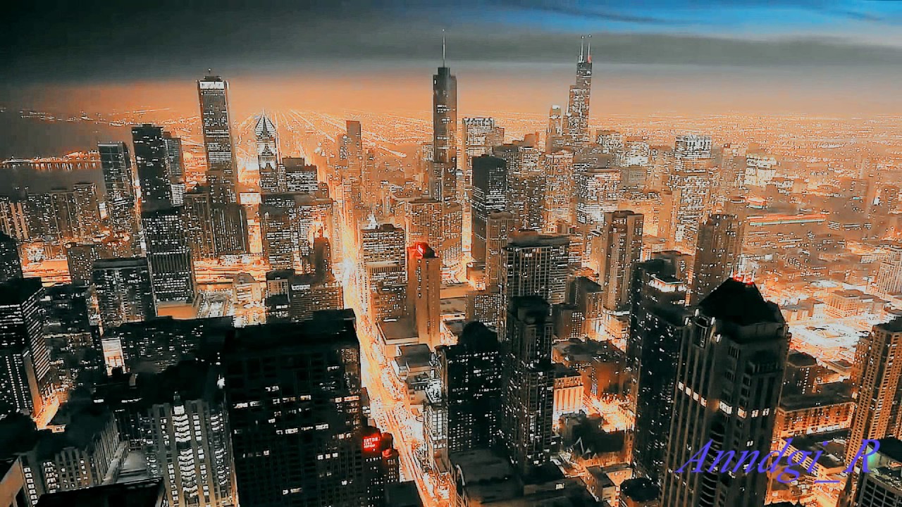 Клаус & Хейли По ночному мегаполису