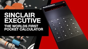 SINCLAIR Executive - the Worlds First Pocket Calculator