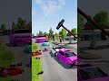 Cars &amp; Cargo Vans vs Chained Hydraulic Crush - BeamNG.drive