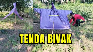 Cara Membuat Tenda Bivak Atau Ponco Dari Jas Hujan  Prasmaja Tv