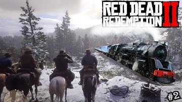 RED DEAD REDEMPTION 2 Walkthrough Gameplay Part 2 - ROBBING THE TRAIN! (RDR2)