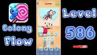 Colony Flow Level 586 Walkthrough | All Gameplay Solution | Go Answer