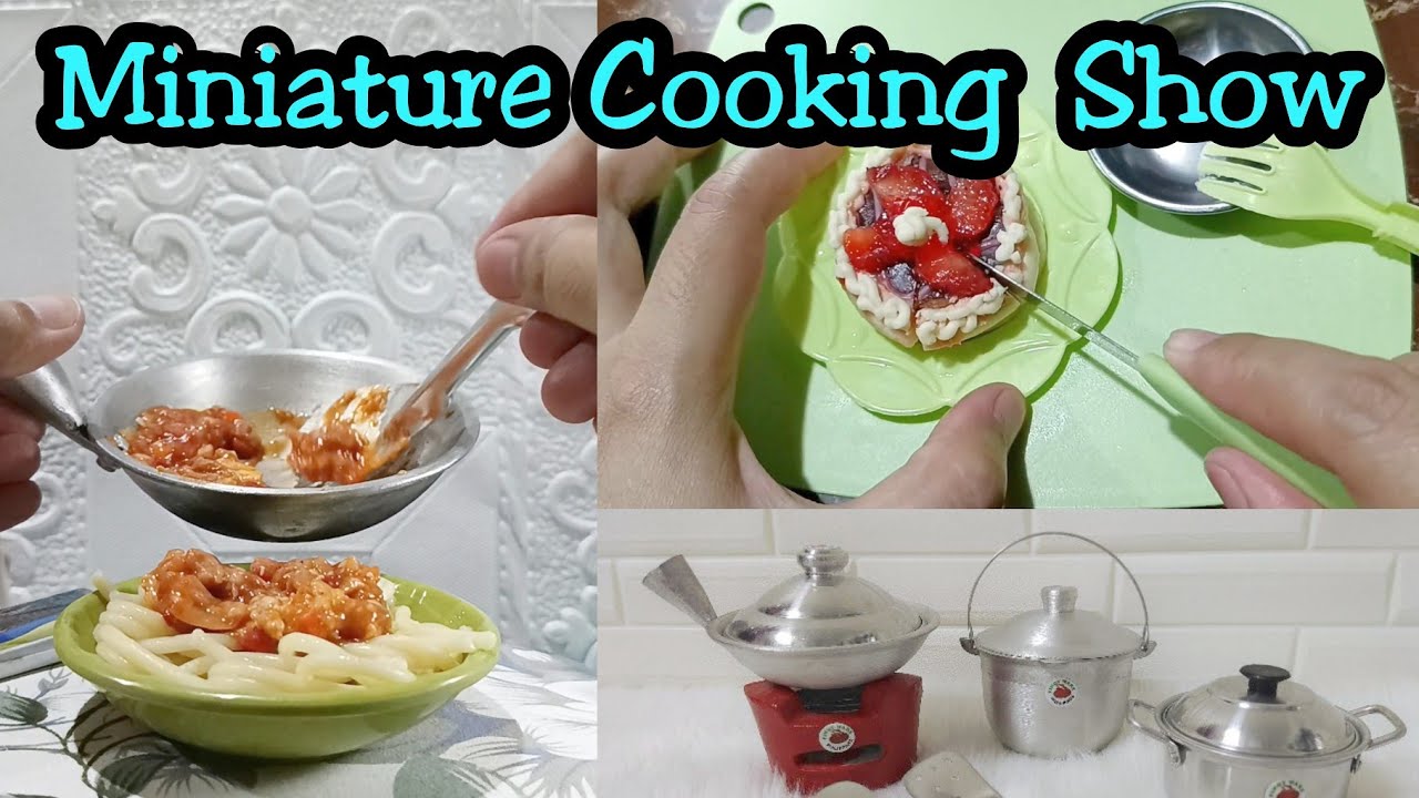miniture cooking show - YouTube