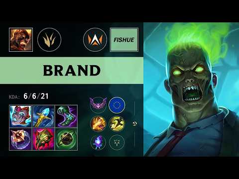 (DYN Fishue) Brand Jungle vs Wukong - EUW Master Patch 26.13