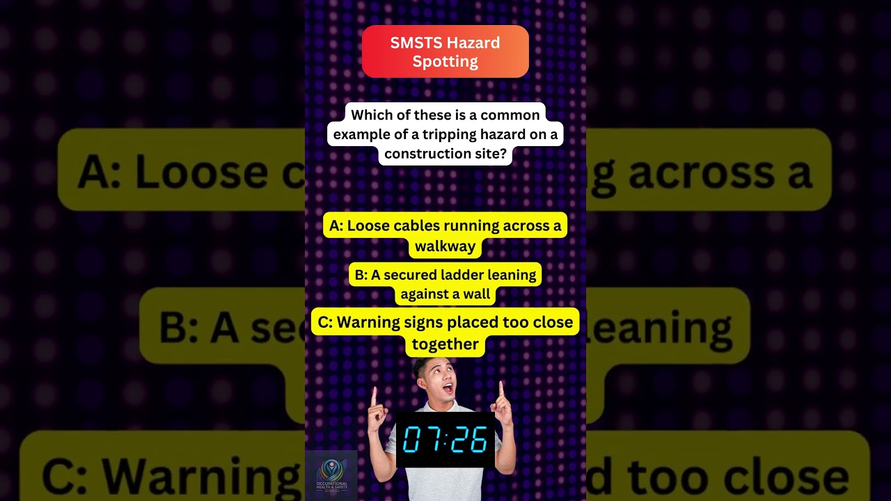 Can You Answer This CITB SMSTS Homework Question? 💡 