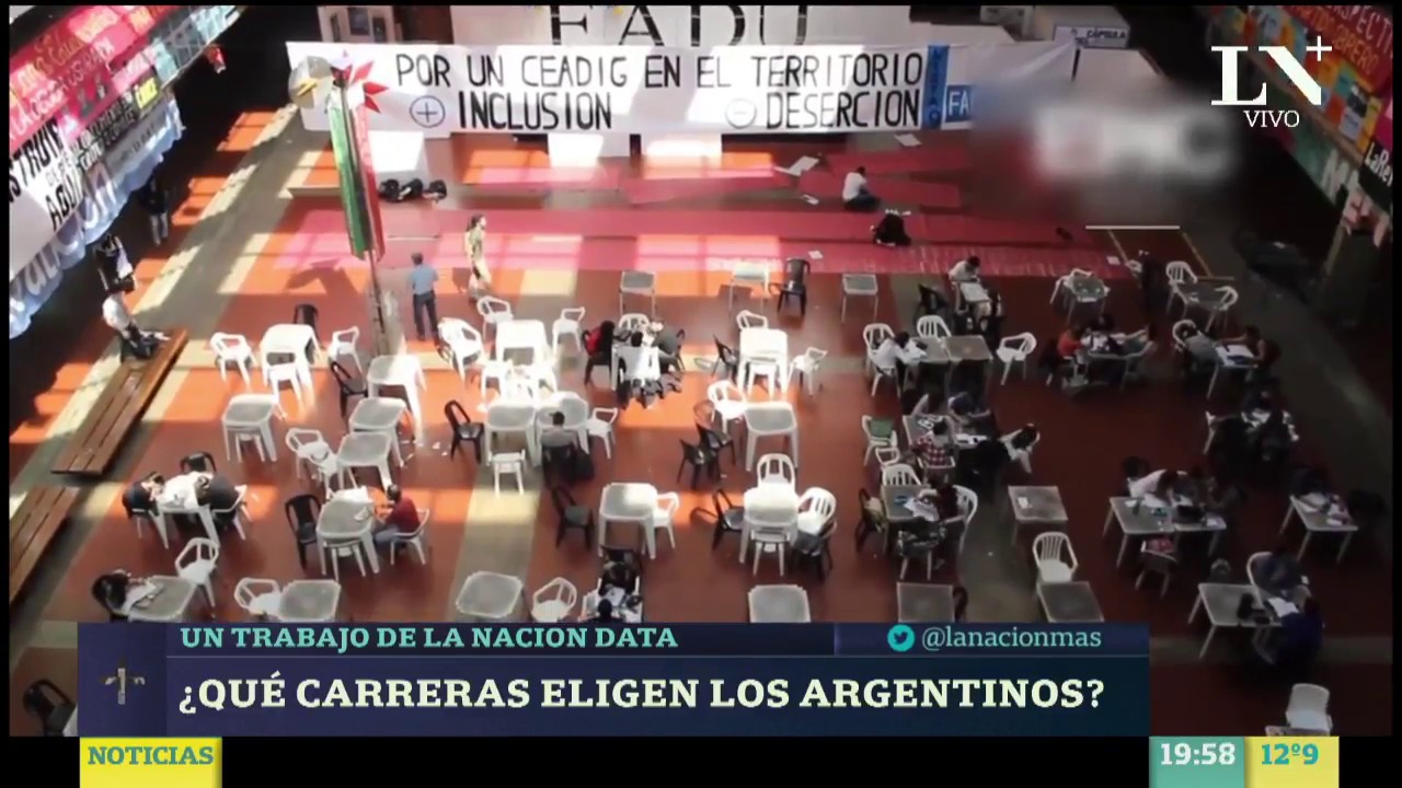 Las carreras más y menos elegidas por los argentinos - La Nación PM
