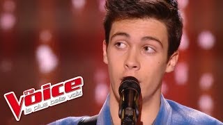 Yoann Guay - « J'entends siffler le train » (Richard Anthony) | The Voice 2017 | Blind Audition