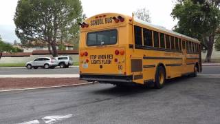 Buses leaving from my school!