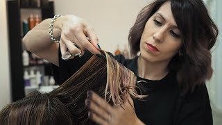 Colour Application Featuring Lara Bajo To Claudia In Freya Beauty Salon With Schwarzkopf Products